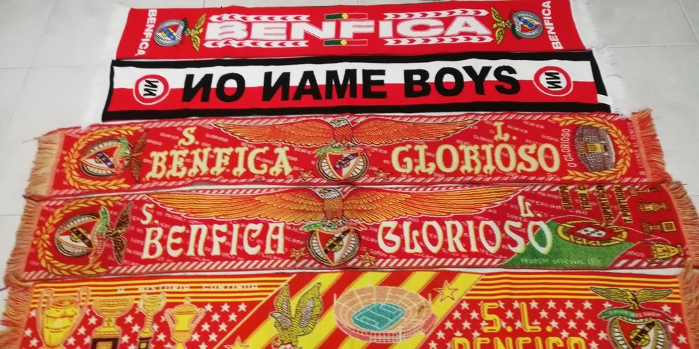 15 Cachecóis do Benfica Vintages