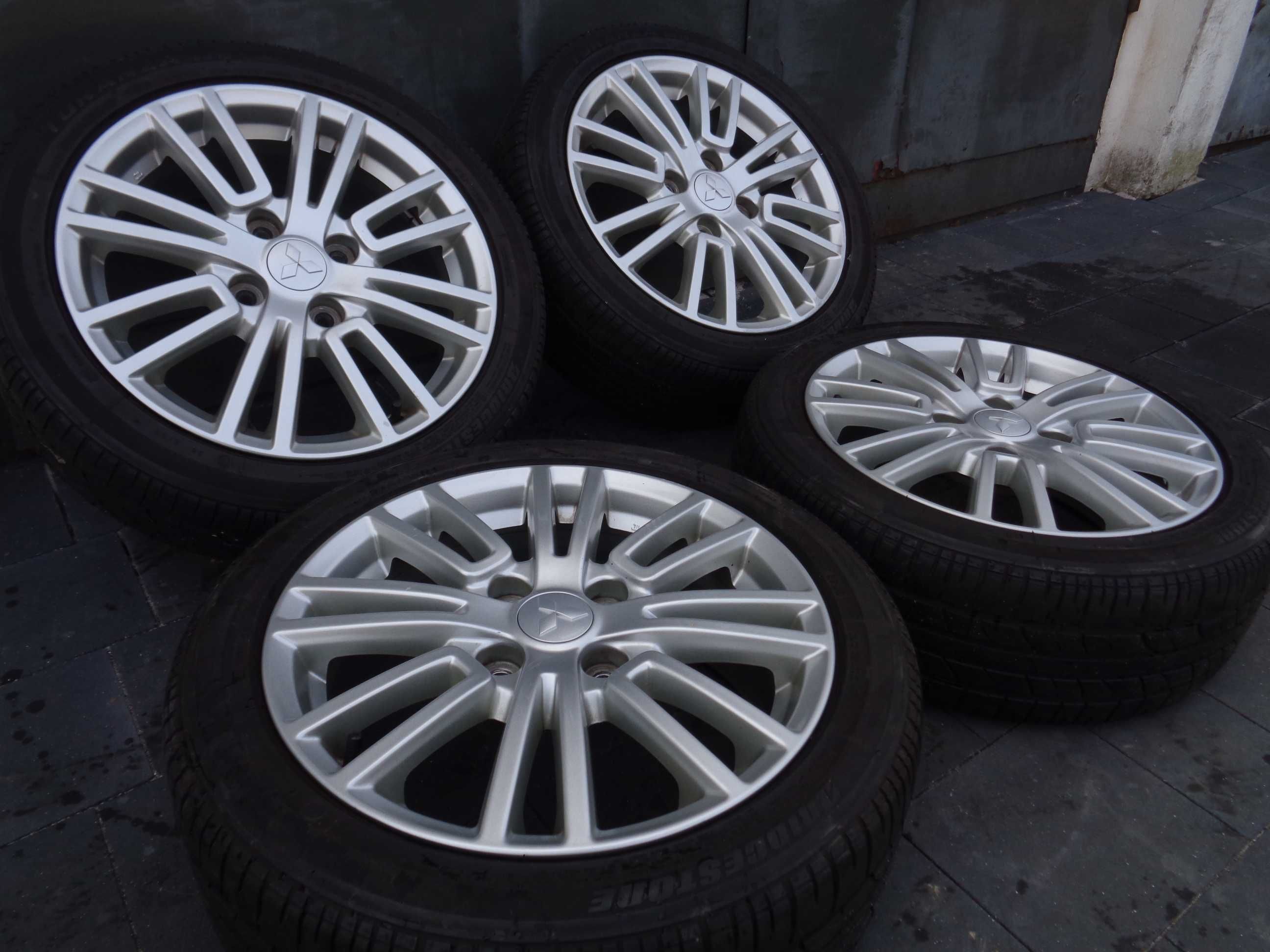 Oryginalne alufelgi Mitsubishi Colt CZ3 16 cali 4x114,3 + opony letnie