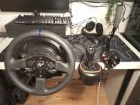 Thrustmaster t300rs gt + biegi + pedały hamulec gaz sprzegło + ręczny
