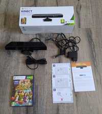 Zestaw Kinect + Gra Zasilacz Karton Xbox 360