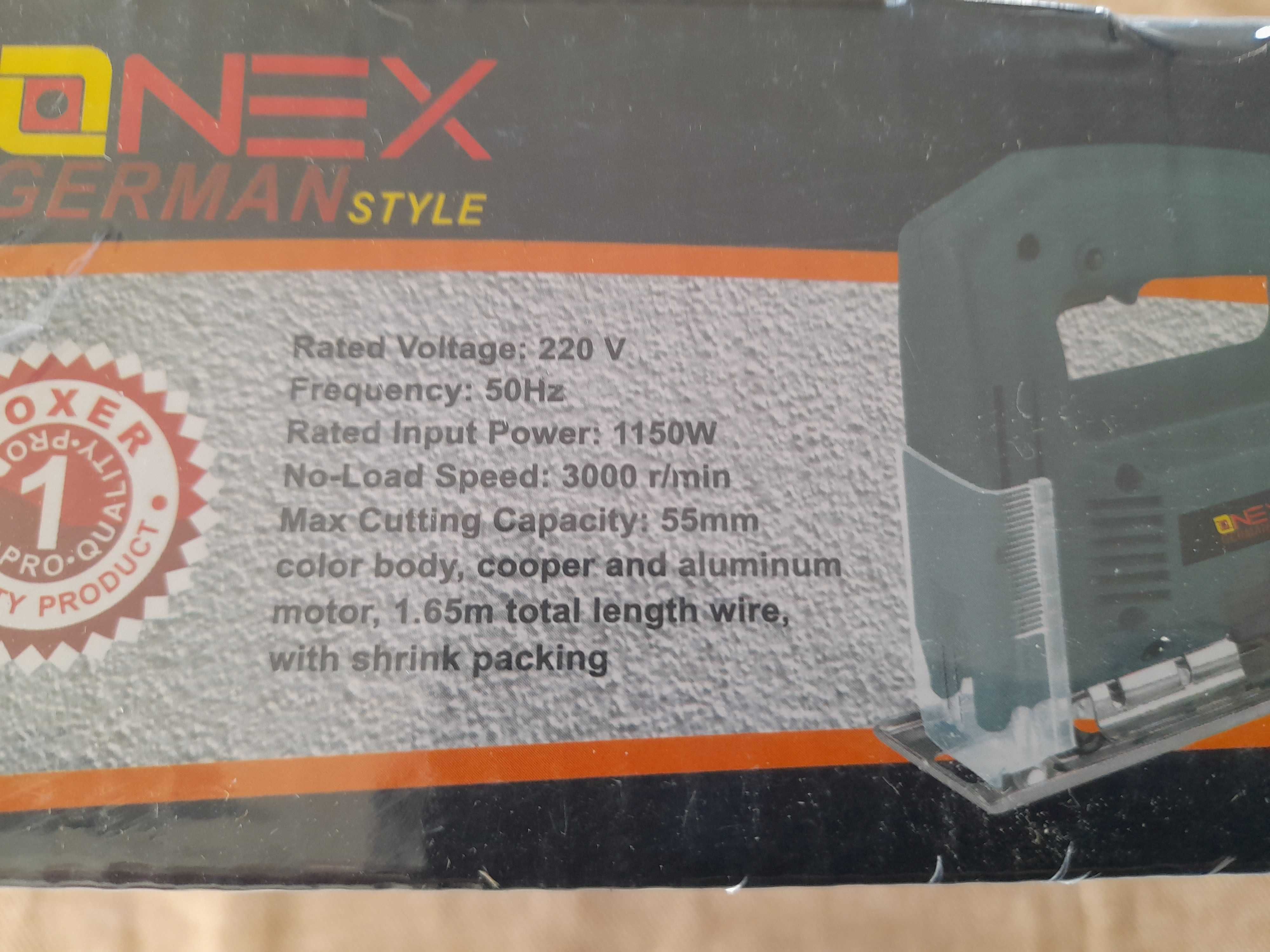 Wyrzynarka Onex German style OX-1082  Nowa zapakowana