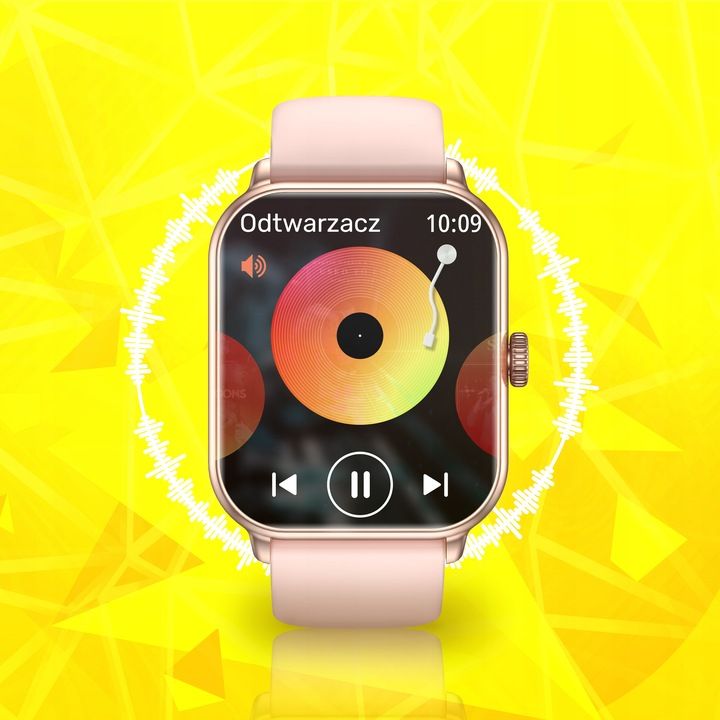 Smartwatch Damski Zegarek Menu Polskie Sport Puls Rozmowy Smart Watch