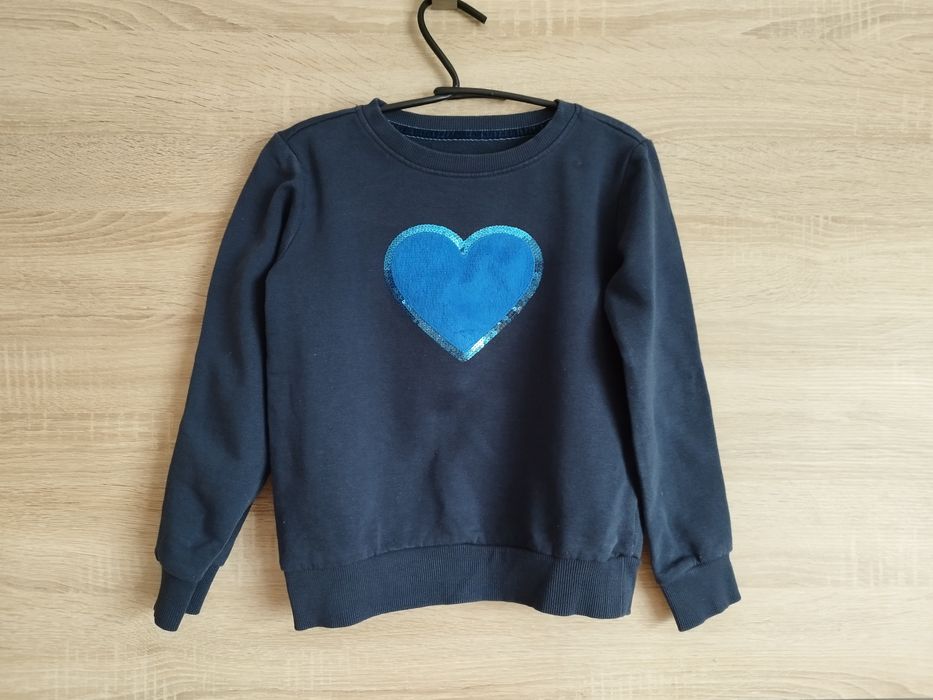 Tchibo bluza z sercem 122-134