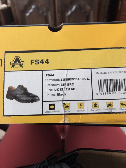 Buty robocze 46 Amblers Safety skórzane