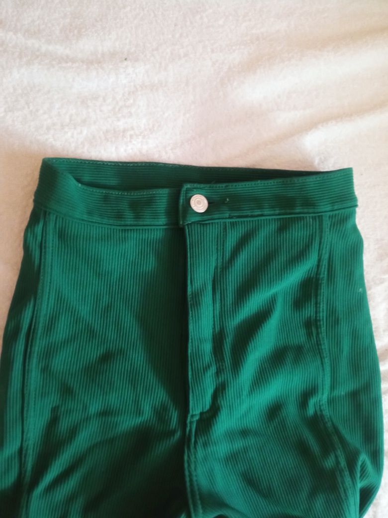 Zielone damskie spodnie S