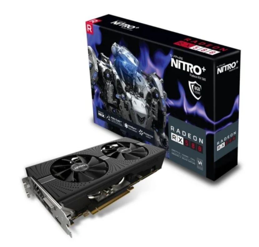 Komputer gamingowy RX580 Sapphire Nitro+8GB i3 9 generacji ODNOWIONY!