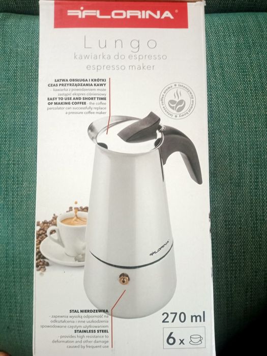 Kawiarka do espresso Florina 270 ml 6 porcji