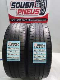 2 pneus semi novos 205-65r15 michelin - oferta dos portes 85 EUROS