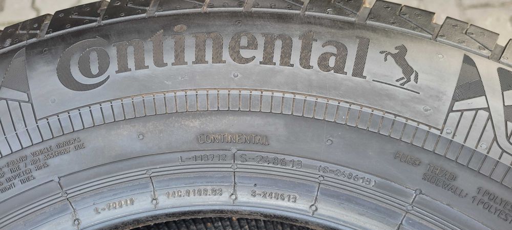4 x opona 215/65 R16C 109/107T Continental Vancontact ECO #2105
