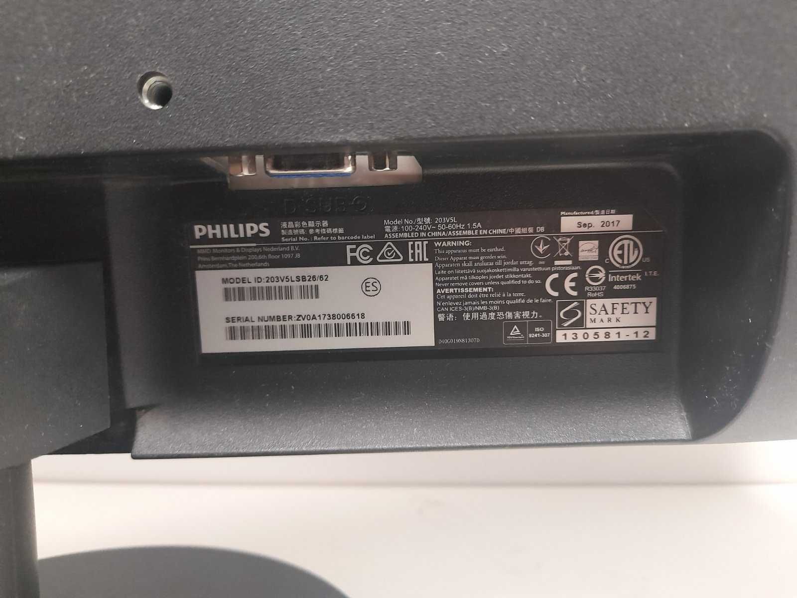 Монитор 19.5" Philips V-line 203V в хорошому стані