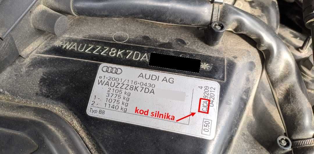 Bagnet Miarka Oleju SILNIKA  2.0 TDI AUDI A4 B8 B9 A5 A6 C7 C8 Q5