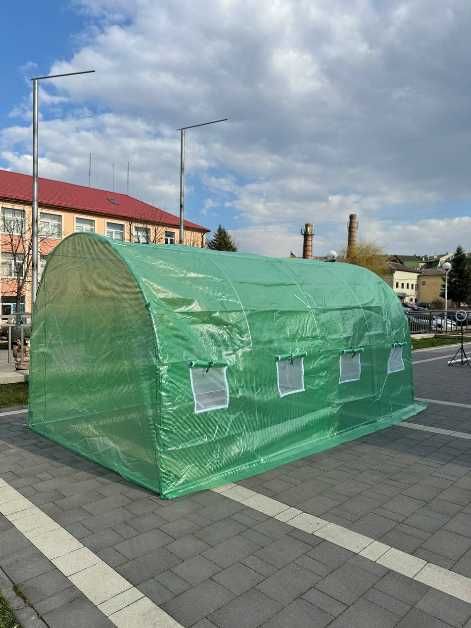 Польська теплиця 4*2.5м/міцна конструкція/парник арочний 10м.кв.