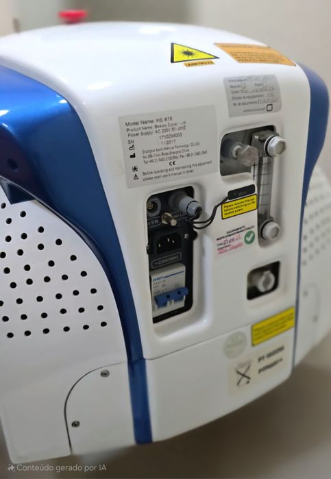 Dispositivo depilação laser diodo 3 ondas Apolomed