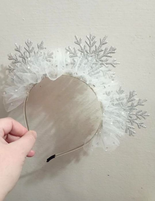 Обруч сніжинки обідок сніжинка