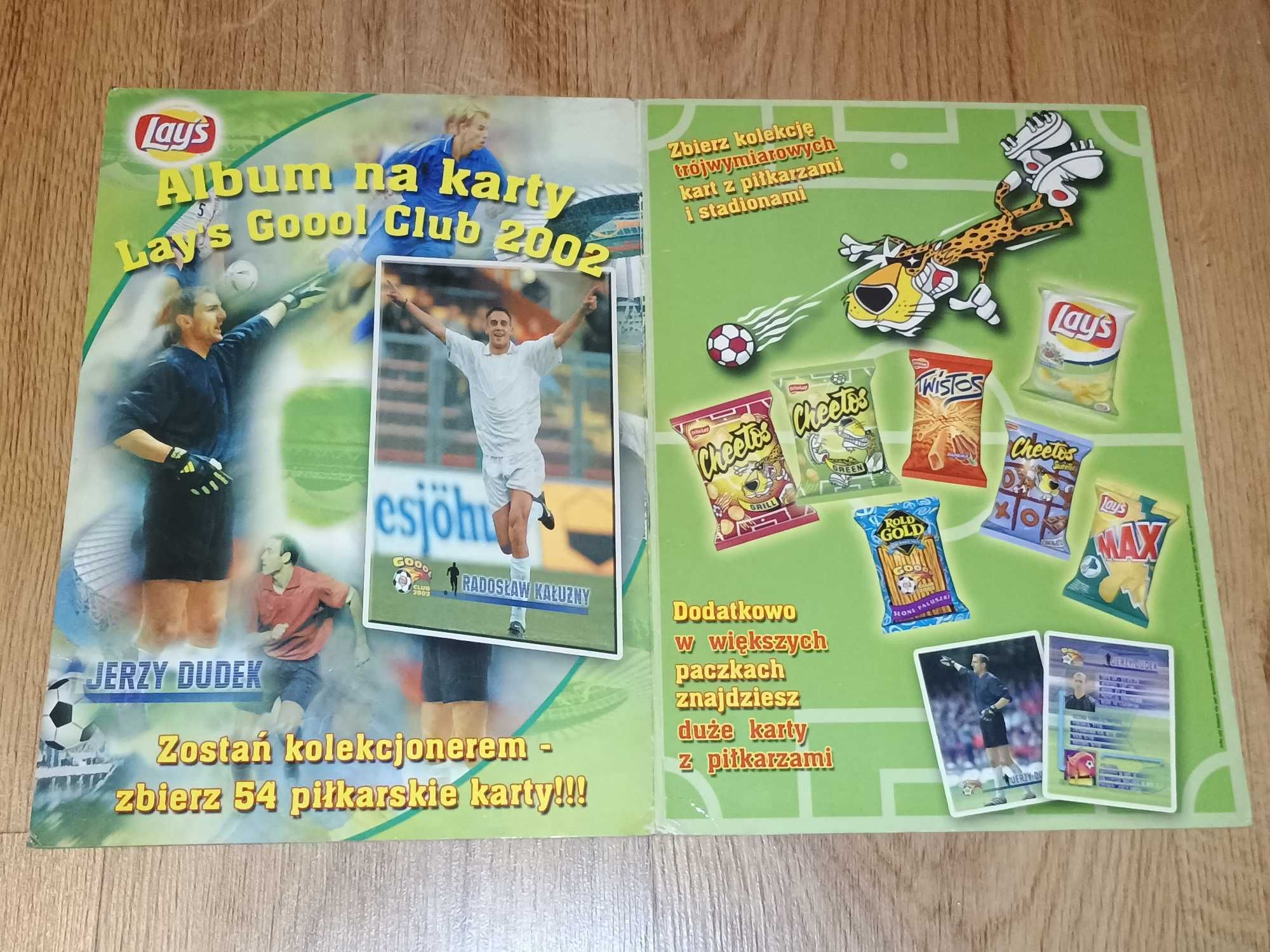Album na karty piłkarskie Lay's Goool Club 2002 mundial