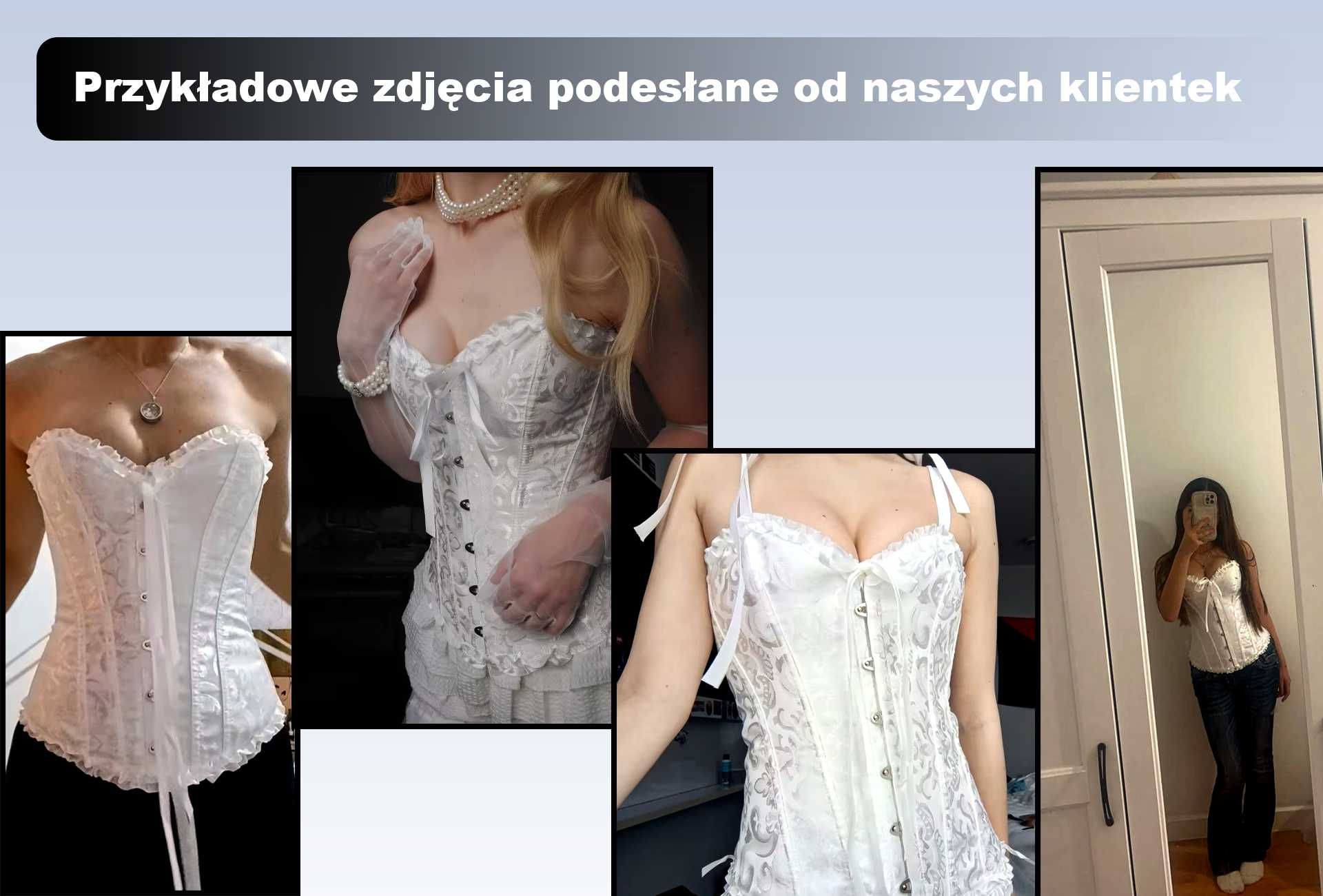 Seksowny Gorset Modelujący z Efektem Wyszczuplenia Powiększający Biust