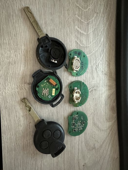 Ключ, чіп , корпус ключа оригінал smart 450, smart 451