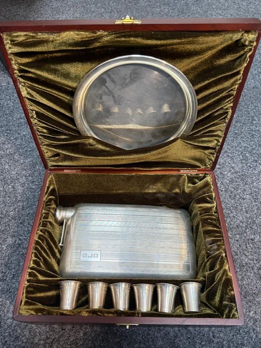 Коньячный набор,серебро 925*,Англия