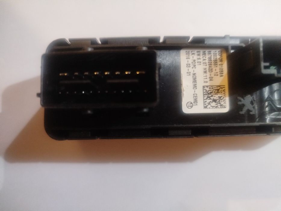 Interruptor de vidros , controlo de espelhos