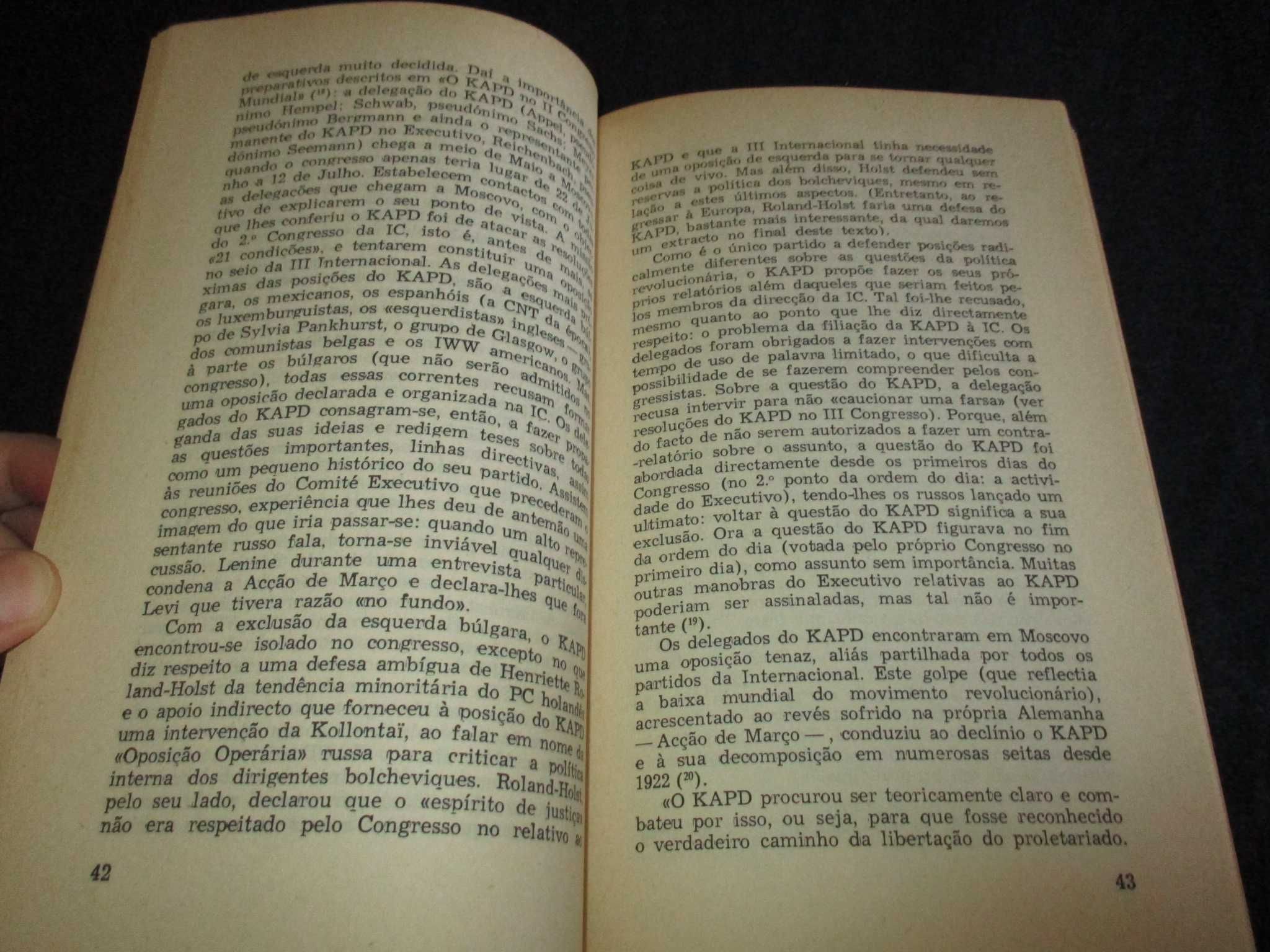 Livro A Esquerda Alemã 1918 a 1921