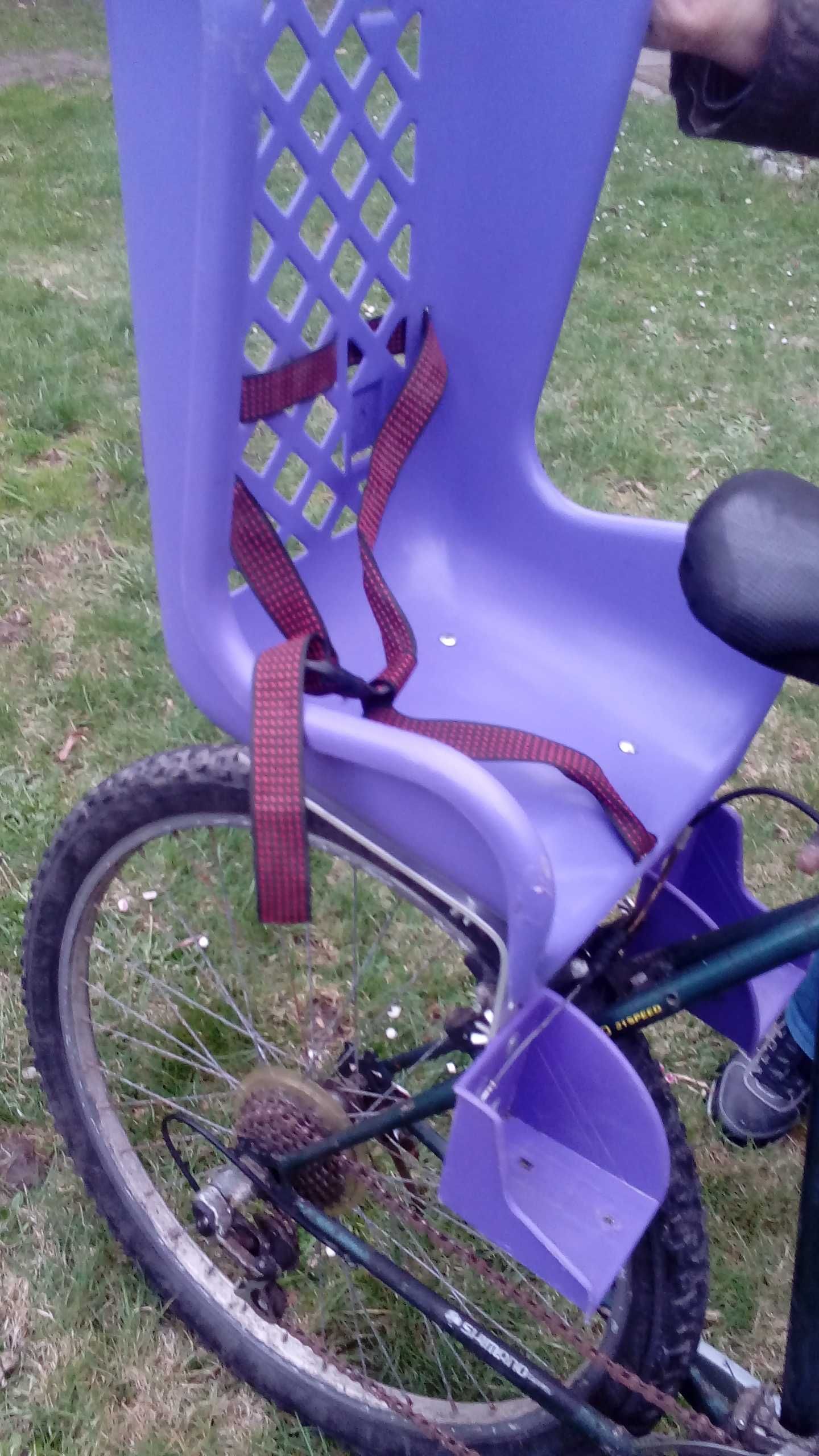 Fotelik/siodełko dziecięce do roweru na bagażnik