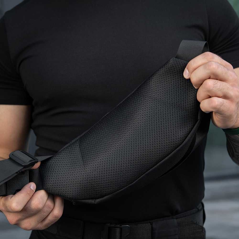 M-Tac сумка бананка Waist Bag Gen.II Black (32х13х5см)