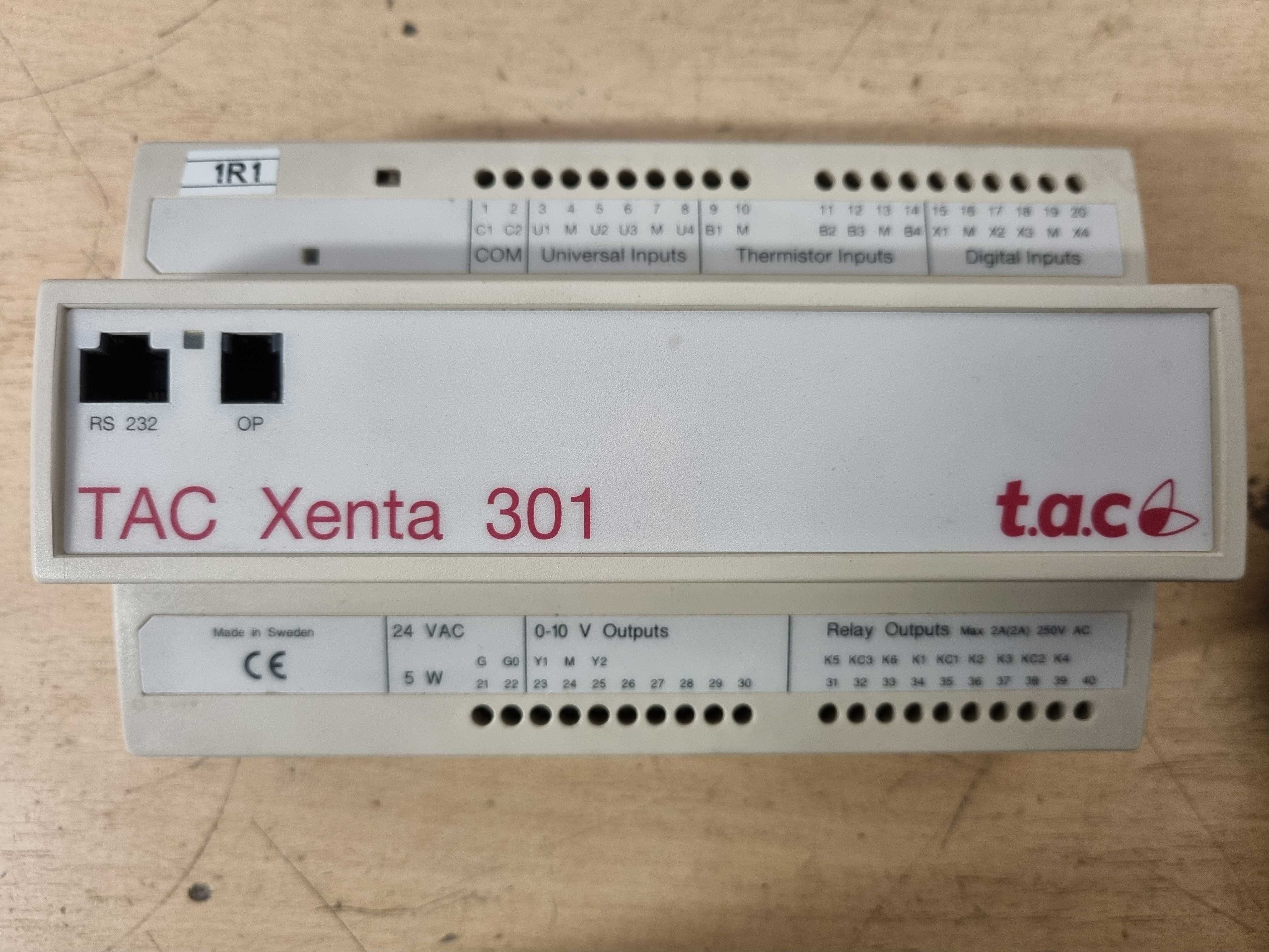 Sterownik TAC Xenta 301 + TAC Xenta OP