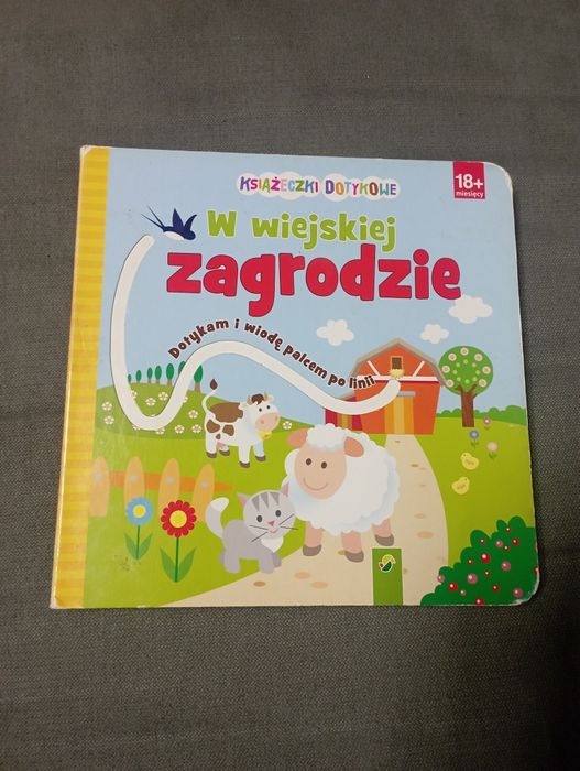 Oddam za 10 zł książeczkę dotykową przesuwanie palusziem- w wiejskiej