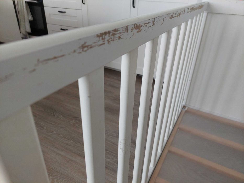 Łóżeczko dziecięce IKEA SUNDVIK białe + materac