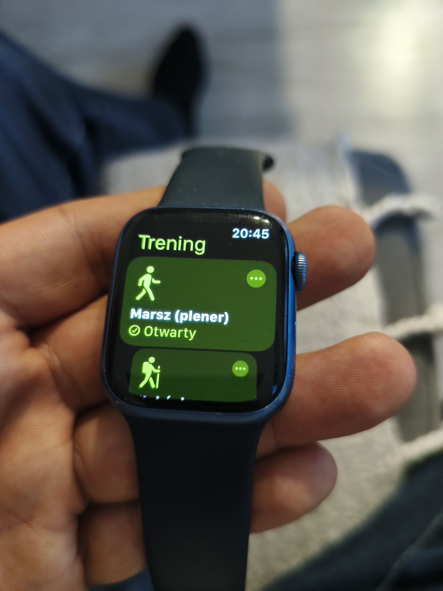 Applewatch 7 GPS+cellular 41 mam granatowy