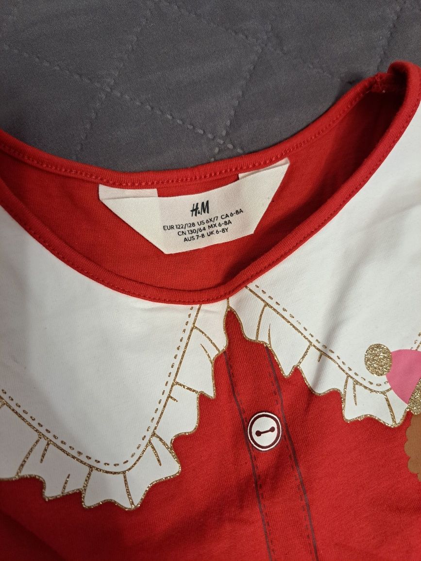 Sukienka H&M 122/128 świąteczna