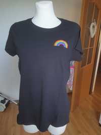 P&C t-shirt damski tęcza LGBT rozm z metki M ale na L też będzie