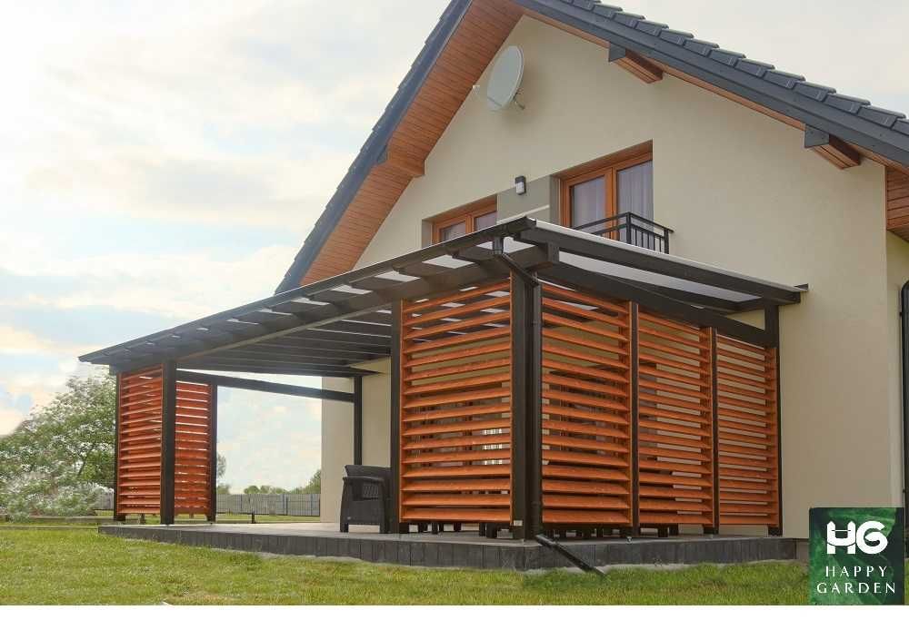 Zadaszenie tarasu dwa kolory + Wizualizacja 3D!+Szybka Realizacja