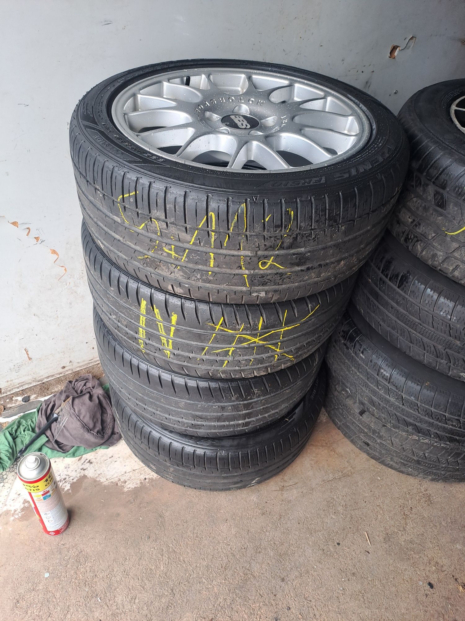 Felgi BBS 17cali 5x112 et 42 + opony Azenis Gratis!