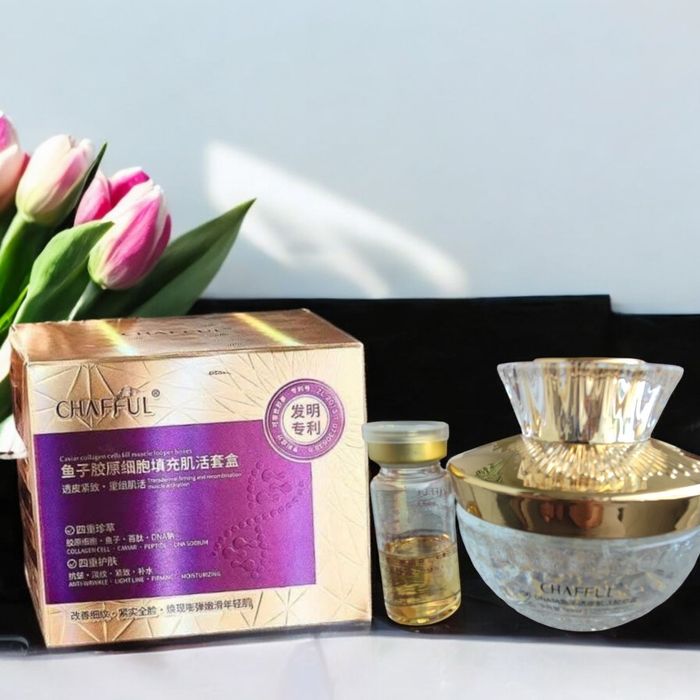 Krem CHAFFUL • Kolagen + Kawior • Ujędrniający • 50 ml