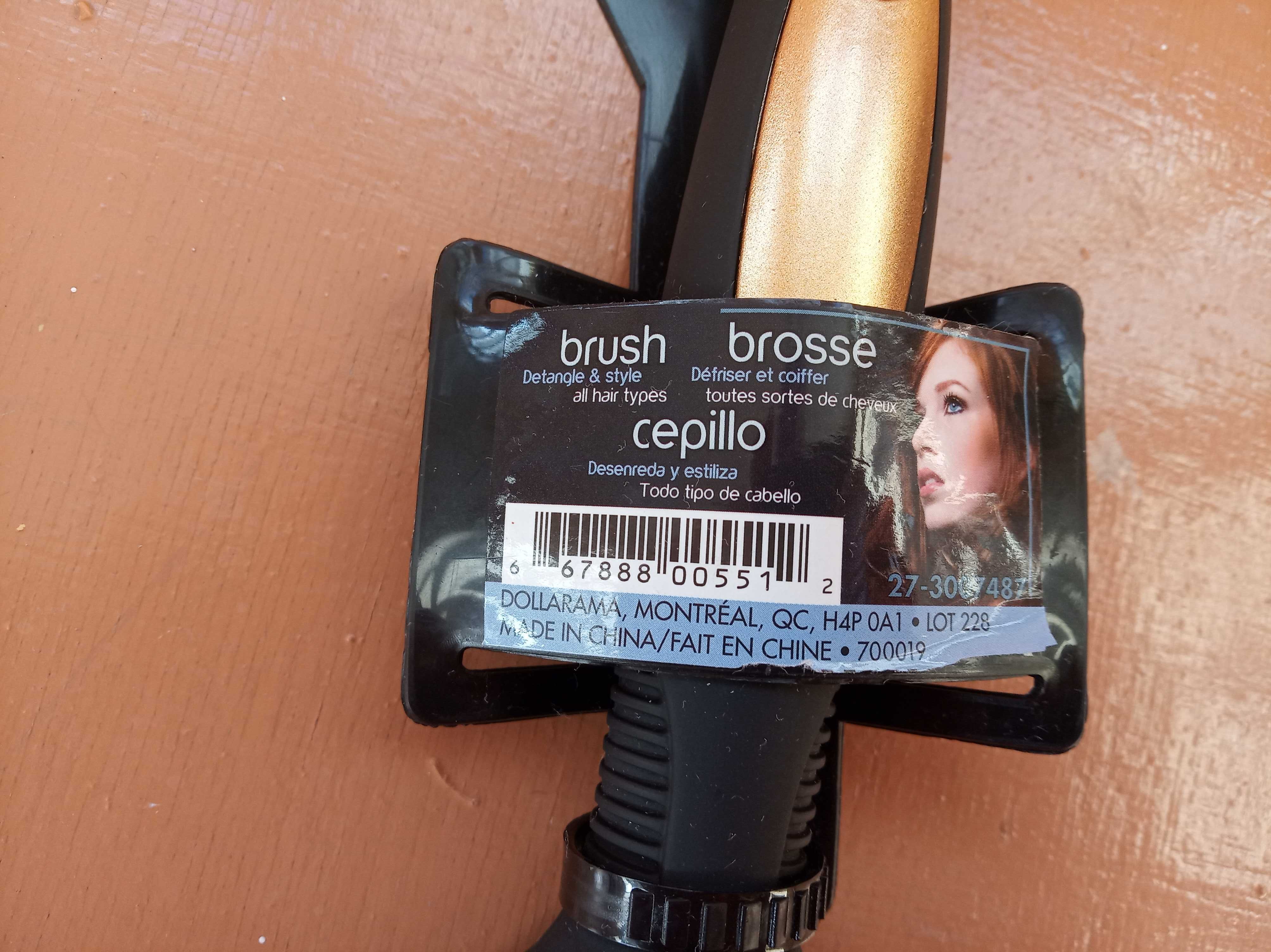 Гребінець-масажер для професійних зачісок Brush Brosse Cepillo