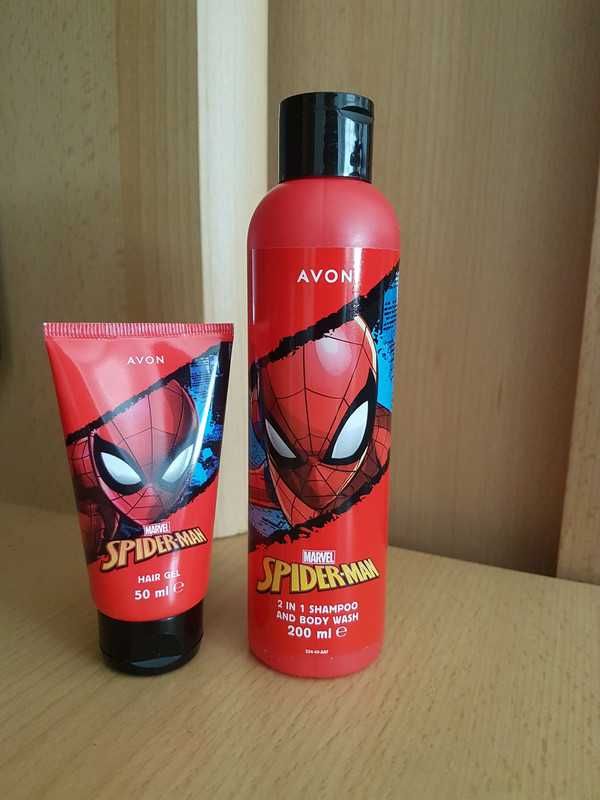 Zestaw dla chłopców Spider-Man szampon + żel do włosów prezent
