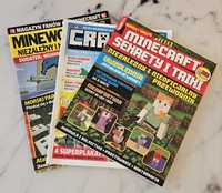 Zestaw czasopism minecraft,  4plakaty  + gratis