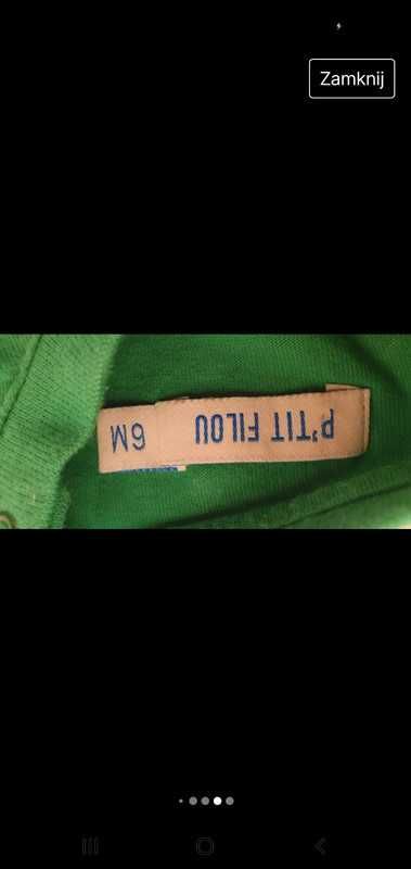 Komplet 2 koszulki tshirt 6 miesięcy bawełna 62/68