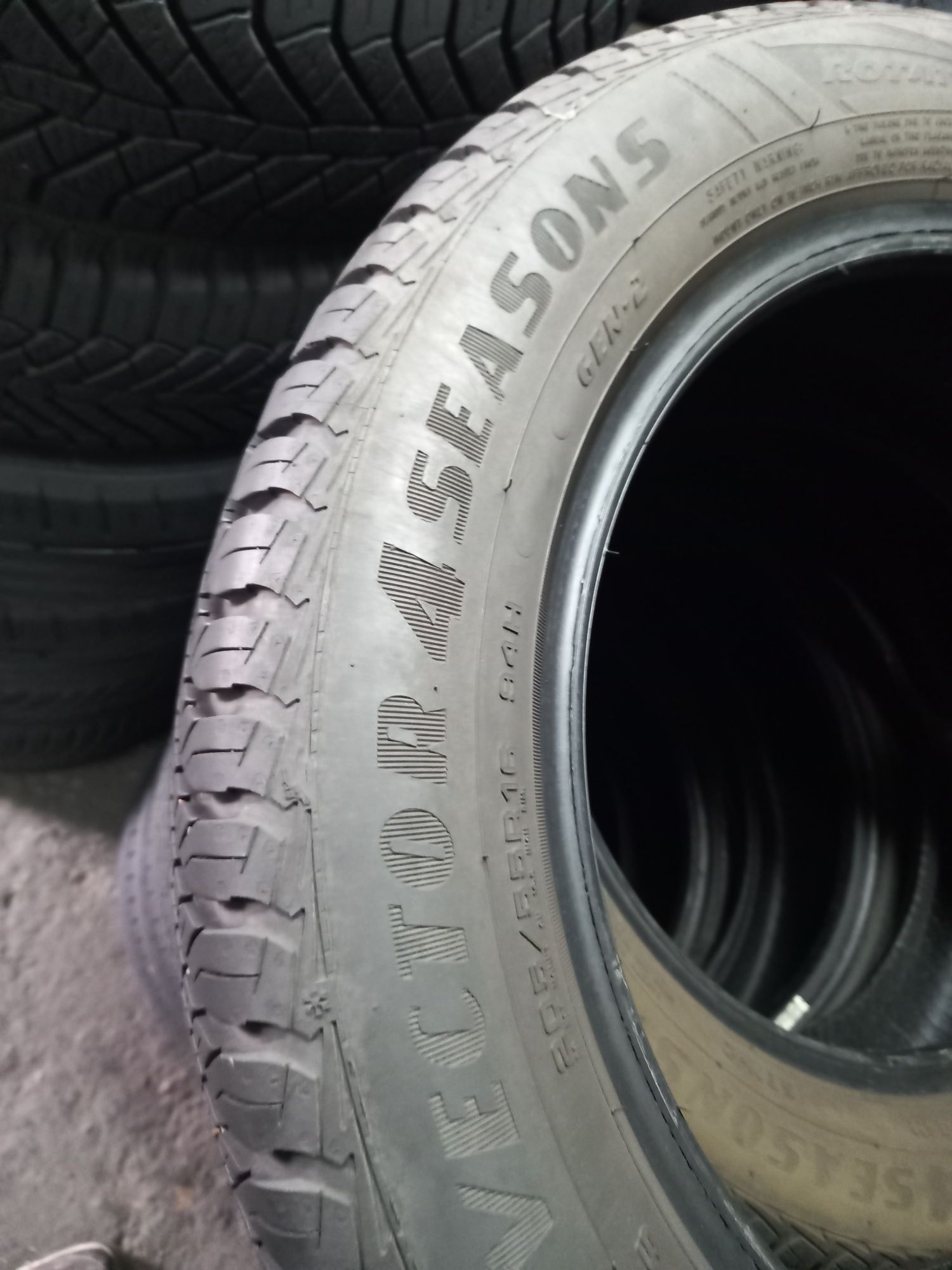 Opony używane 205/55/16 goodyear 2x7 mm