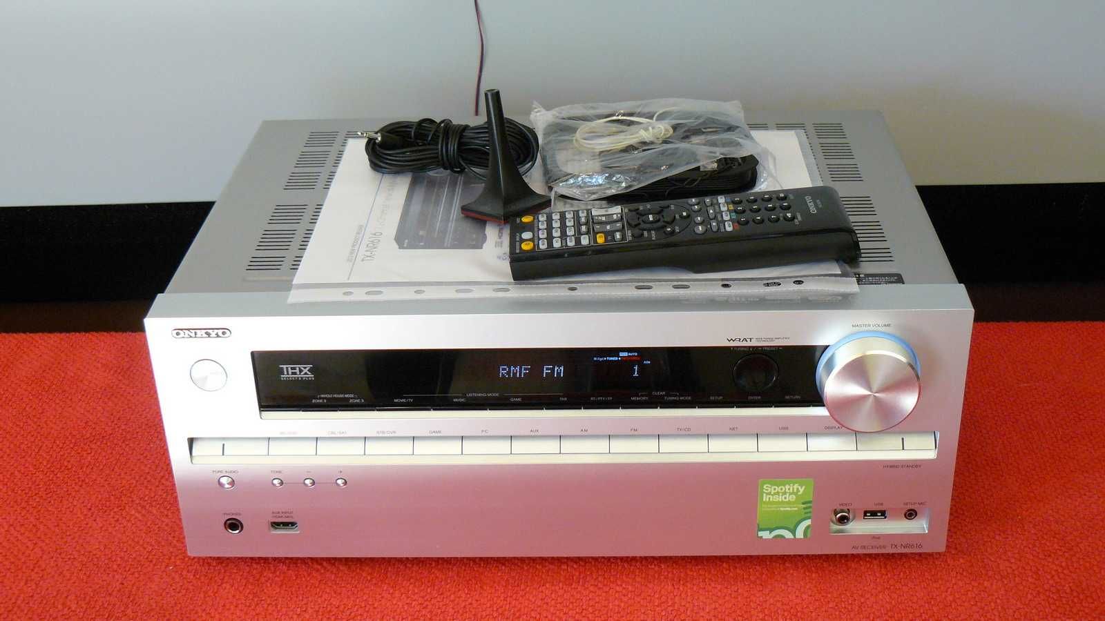 ONKYO TX-NR616 4K Wzmacniacz 7.2 kanałów 7x165W