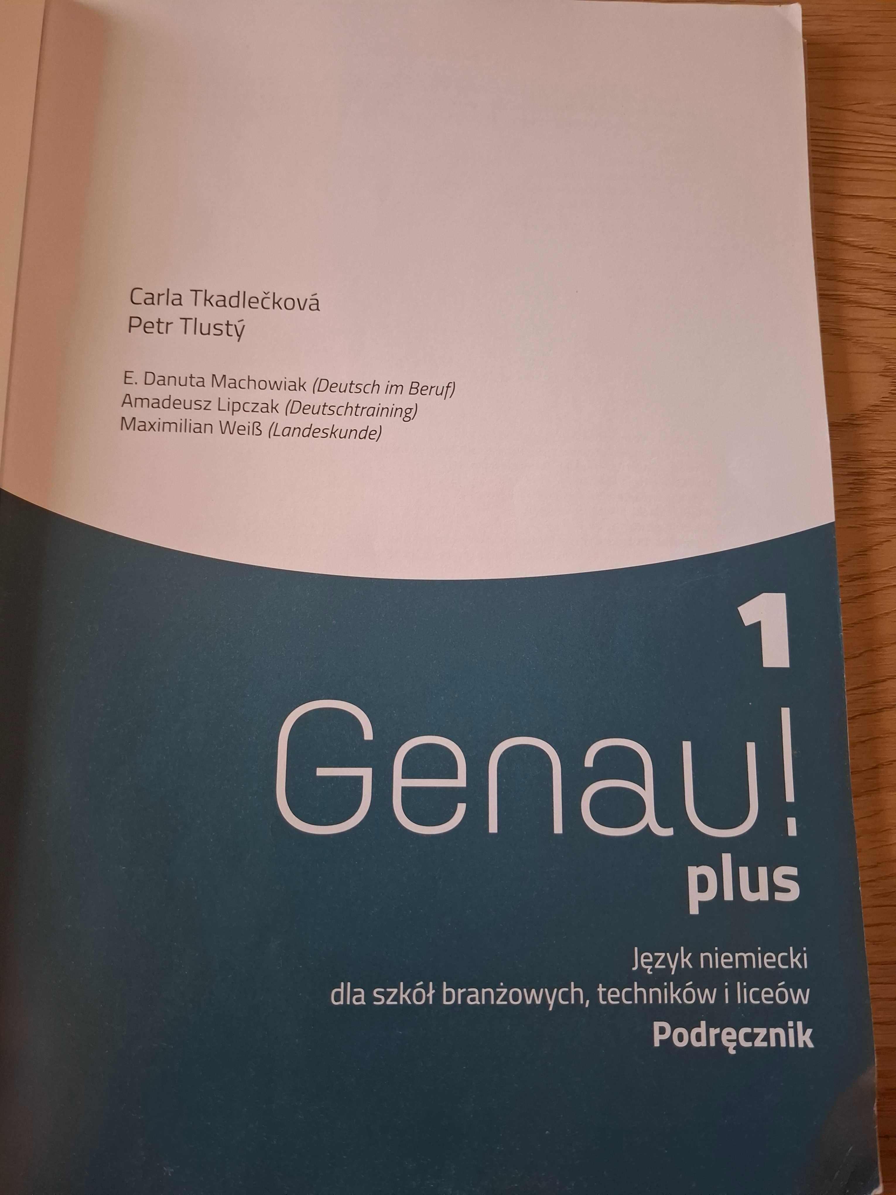 Język niemiecki 1 . Genau! Technika i licea 1 klasa