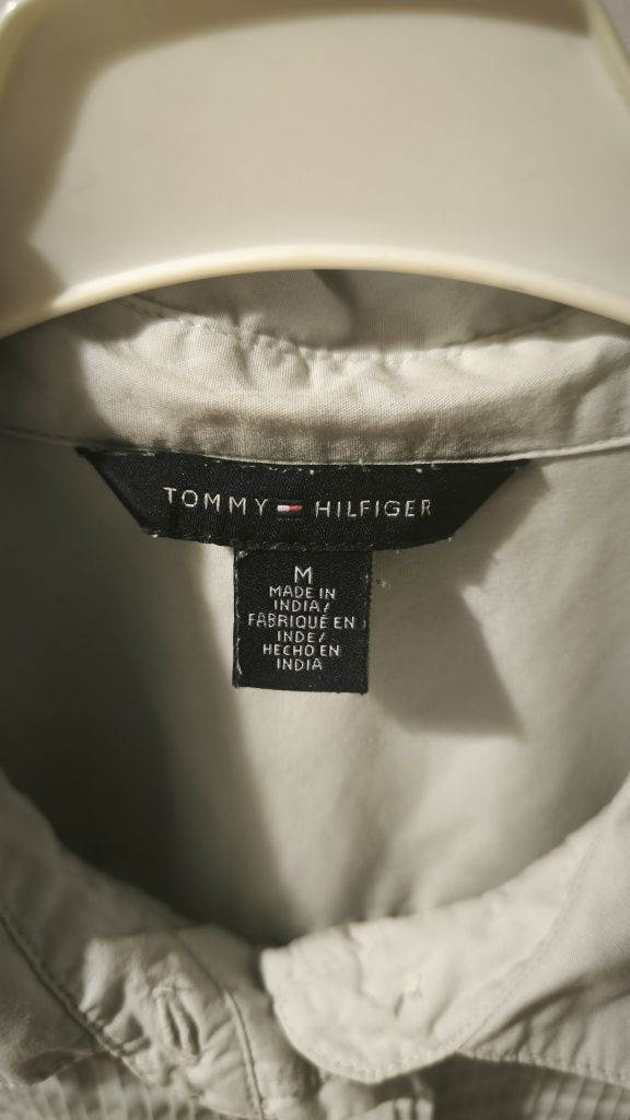 Tommy Hilfiger tuxedo elegancka bawełniana koszula r. M