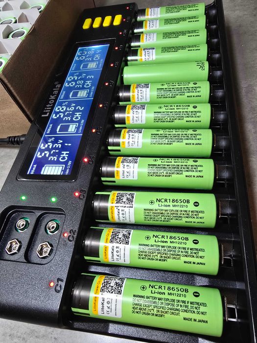 Акумулятор 18650 Нові LiitoKala на 3500 mAh 34B(NCR18650B) Li-ion ОПТ