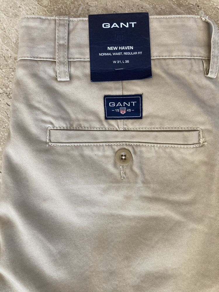Męskie spodnie jeansy Gant W 31/ L36 nowe sezon wiosna / lato