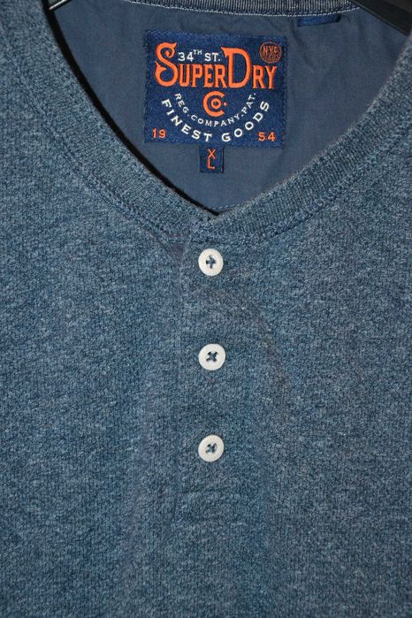 SuperDry Koszulka Damska Długi Rękaw XL Oryginalna Super Stan Bawełna