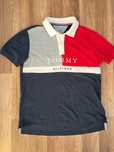 Tommy hilfiger L t shirt koszulka polo 170 granat czerwona