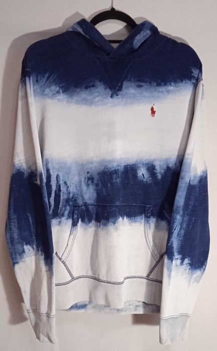 Біло-синє худі Polo Ralph Lauren ; Розмір М