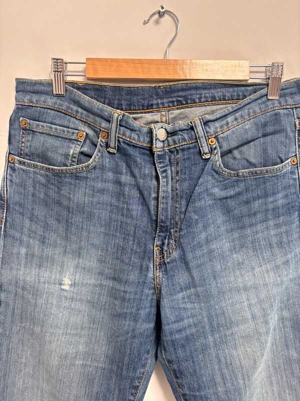 Levi's 751 W33 L32 męskie jeansy niebieskie 100% bawełna proste