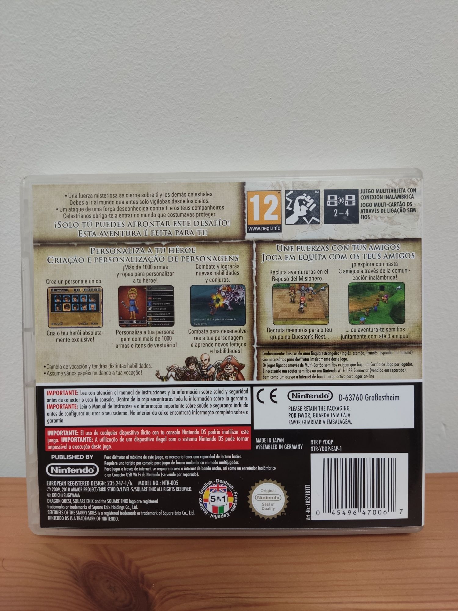 Dragon Quest IX Sentinels of the Starry Skies para Nintendo DS e 3DS